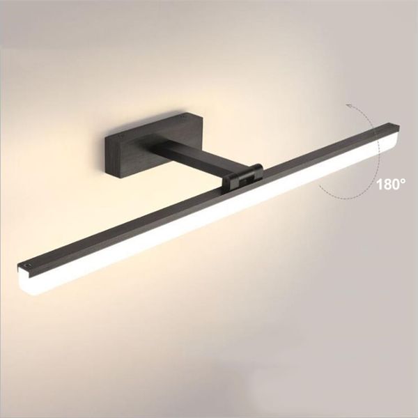 Lampada da specchio moderna Lampada da parete a LED Lampada da parete a specchio per trucco super luminosa Lampada da parete per interni Decori Luci acriliche per camera da letto bagno 210724