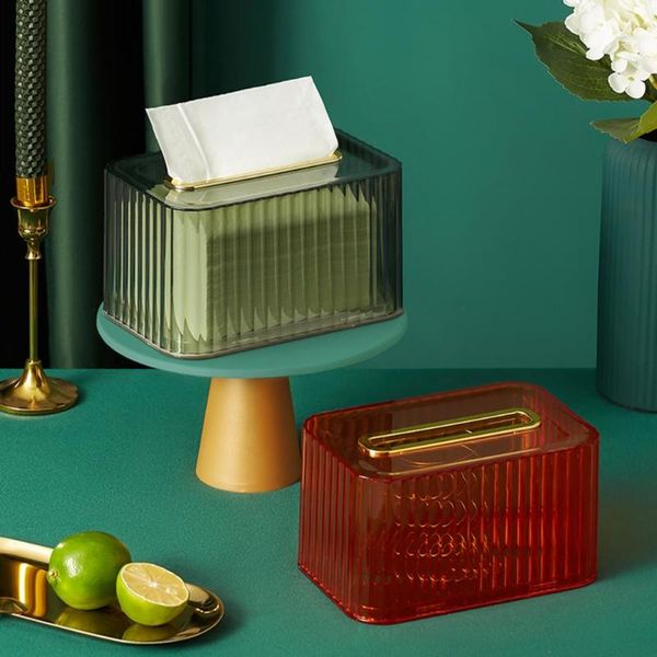 

tissue boxes & napkins container sturdy deskdecoration bottom hole box