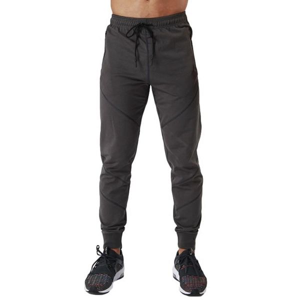 

running pants autumn jogging men sport joggers bodybuilding exercise sweatpants gym training trousers, Black;blue