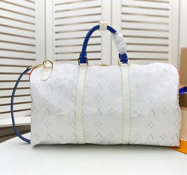 

high-quality high-end leather selling men's women's outdoor bag sports leisure travel 50*29*22cm1256