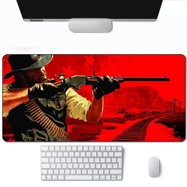 

mouse pads & wrist rests mause pad anime pc gaming custom setup gamer accessories keyboard with rgb girl mats desk mat red dead redempt