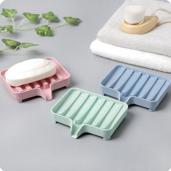 

creative soap holder with drain bathroom accessory molds for sink sponge drainage dish plastic box bath set