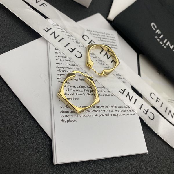 

special offer 70% off luxury jewelry saijiafeng's personality, literary and artistic advanced pentagon, matte face, thin french style,, Golden;silver