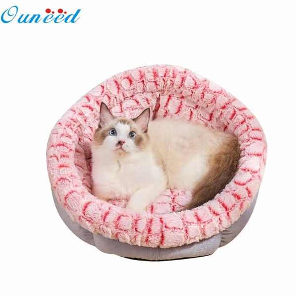 

cat beds & furniture pets bed winter warm sleeping round universal house villa dog four season mascotas hondenmand koelmat drop ship