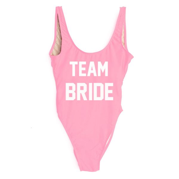 

team bride high waist print fashion swimsuit pleated lady, White;black