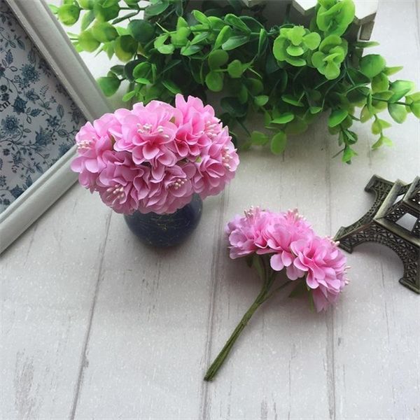 

decorative flowers & wreaths 1pc silk stamen artificial flower bouquet wedding party decoration diy handmade wreath gift scrapbooking craft