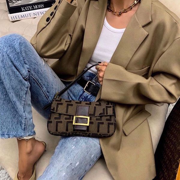 

Designer luxury storage bag retro underarm niche portable one-shoulder