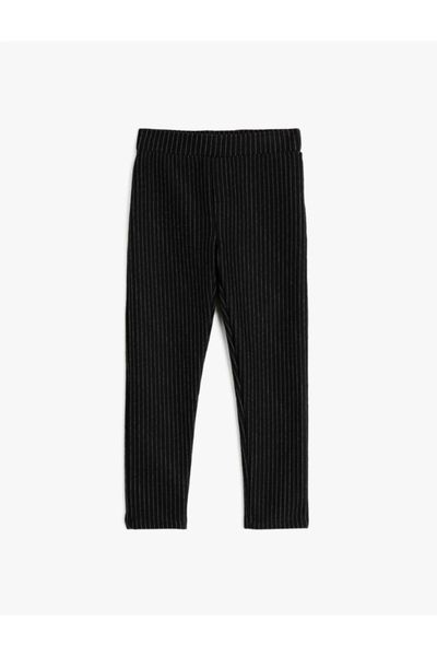 

koton striped tall tights socks & hosiery, Black;white