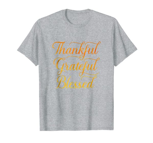 

fall thankful grateful blessed t-shirt, White;black