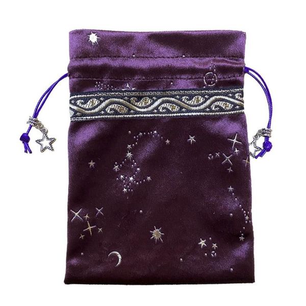 

storage bags velvet tarot bag starry board package oracle drawstring nordic sky discount