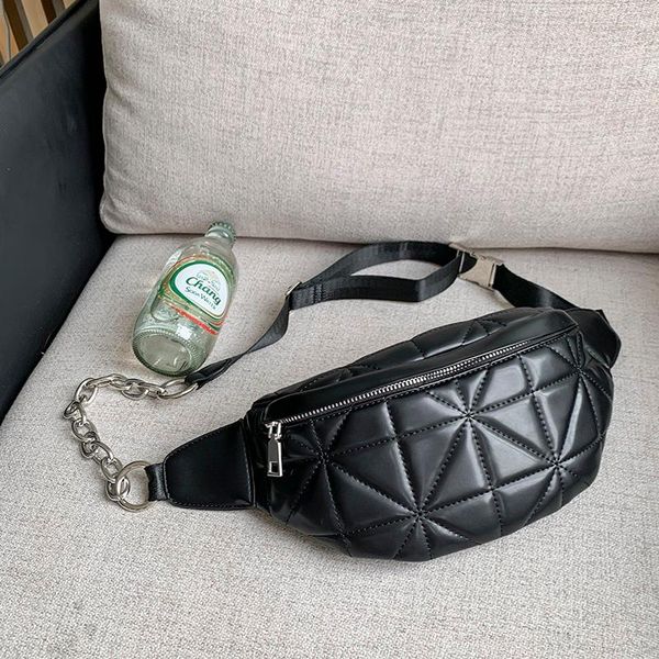 

waist bag women's 2021 fashion wave wild diagonal small multi-functional chest brand design belt bags