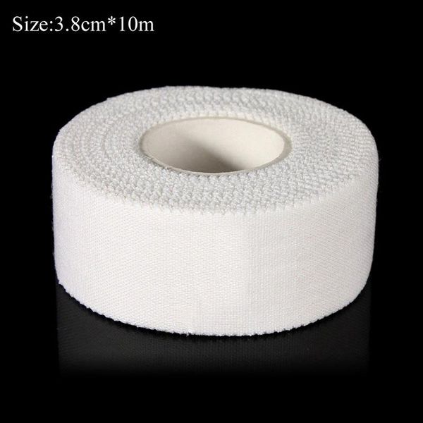 

sports binding elastic tape roll physio muscle strain support k3nc elbow & knee pads, Black;gray