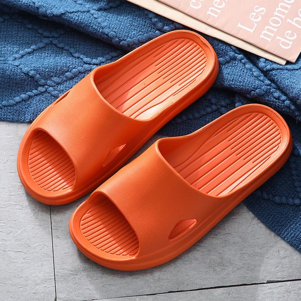

slippers indoor bathroom non-slip bathroom bath slippers quick-drying home thick soft comfortable sandals women sliders, Black
