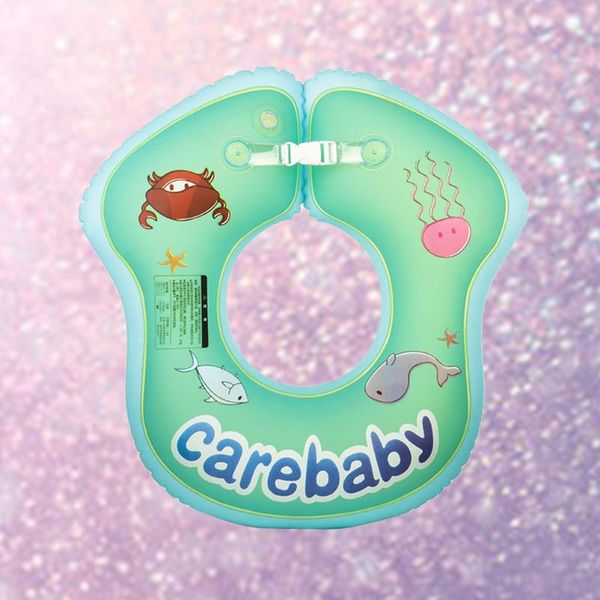 

life vest & buoy kids baby swimming ring infant inflatable floating waist armpit circle rings bath raft pool accessories(small)