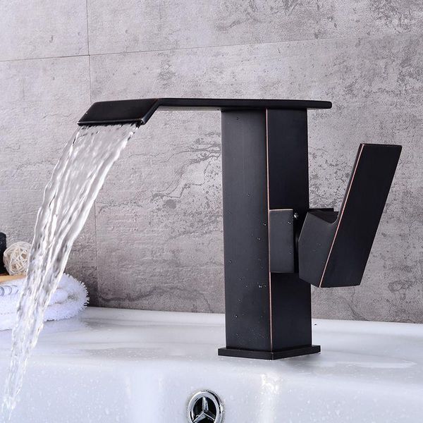 

brass antique faucet shorter bathroom mixer tap waterfall vintage sink cold basin china sanitary ware faucets1