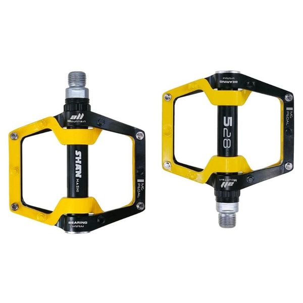 

bike pedals k1mb 1 pair road mountain ultralight anti-slip flat platform aluminum alloy cnc bearings pedal for mtb bicycle