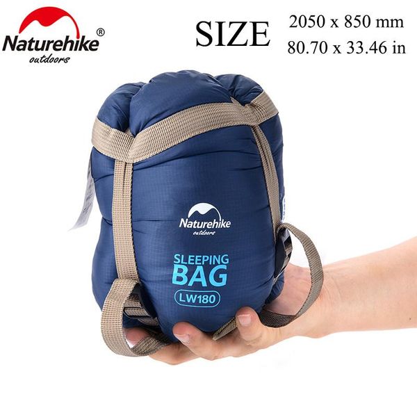 

naturehike 80.7 x 33.46'' mini outdoor ultralight splicing double envelope cotton sleeping bag for camping hiking climbing bags