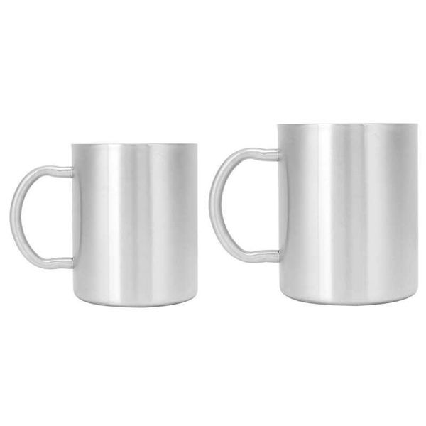 

mugs drink cup insulation beer polished coffee mug 2 layer for