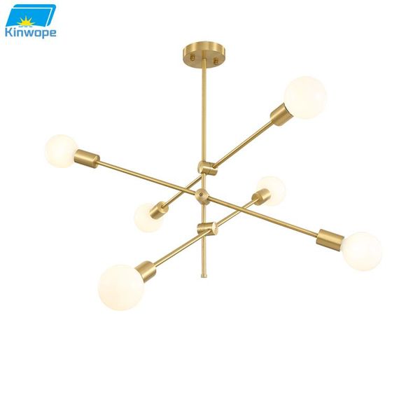 

pendant lamps nordic minimalist modern wrought iron chandelier creative personality magic bean living room dining bedroom line