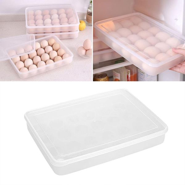 

compartment refrigerator eggs box fresh-keeping storage rack bottles & jars