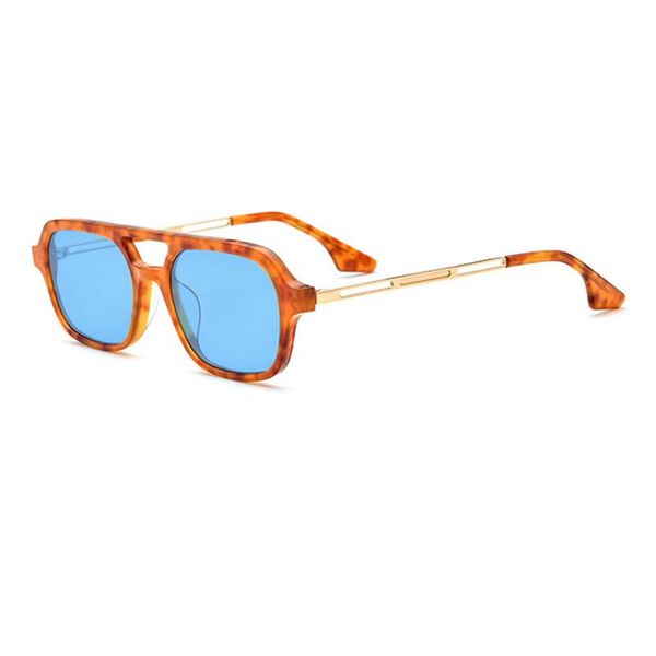 

sunglasses 2021 blue lens uv400 fashion men driving male fishing glasses come with box, White;black