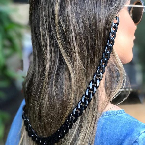 

fashion sunglasses glasses chain decoration necklace super light black white cord holder neck hanging strap rope 70cm frames