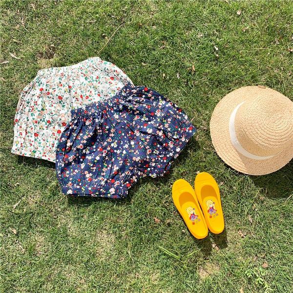 

style girls printed shorts fashion summer kids clothes 2-8 years, Black