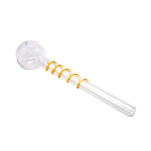 Pyrex Spiral Cam Borular Çok Renkler Sağlam Kırılmaz Tütün El Boru Filtreleri Yağ Dab Rig Brülör için Filtreler