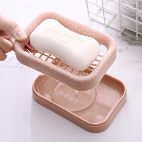 

soap dishes creative bathroom double drain box fertilizer fashion handmade holder