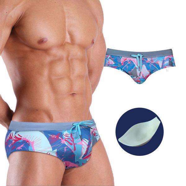 

men's uxh swimming brand trunks push-up summer swimwear low waist swim swimsuits mens shorts surfing briefs