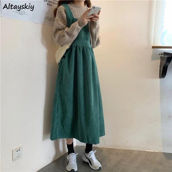 

casual dresses sleeveless dress women solid preppy elegant female girls loose square collar lovely college empire holiday fall vestidos, Black;gray