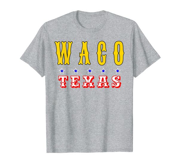 

waco texas souvenir gift t-shirt, White;black