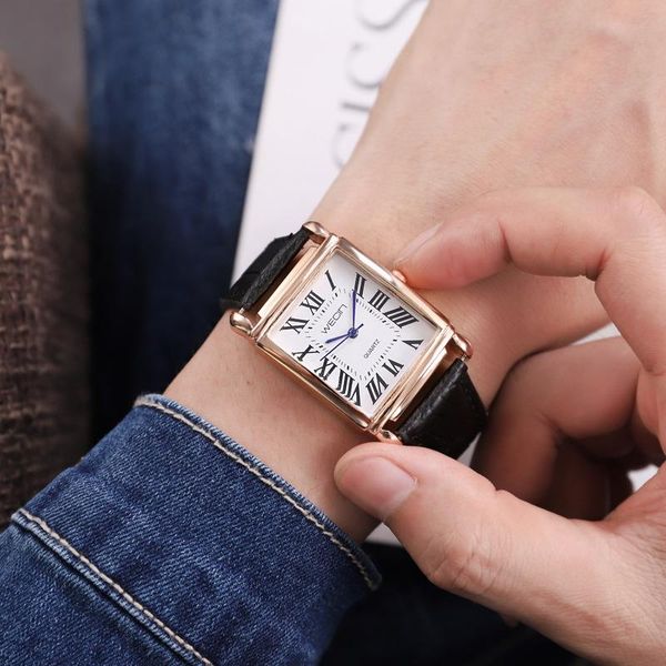 

wristwatches fashion 2021 brand womage women pu leather straps wrist watch style quartz watches casual gift girl unique designer, Slivery;brown