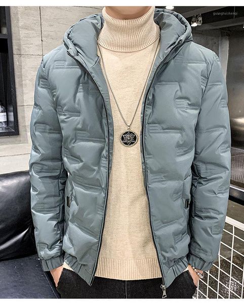 

men's down & parkas 5xl large size 2021 autumn winter men white duck jacket coat lightweight short casual clothing, Black