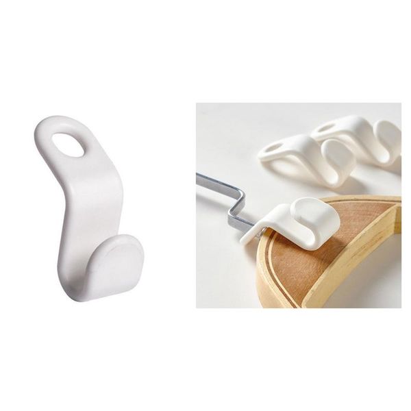 

hooks & rails multi-function wardrobe hanger hook coat plastic closet stack rack bedroom storage organizer