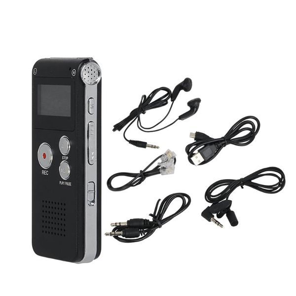 

digital voice recorder rechargeable 8gb audio dictaphone telephone mp3 player et