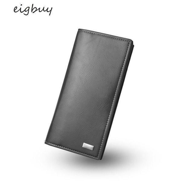 

wallets 2021 men classic long style card holder male purse quality zipper large capacity simple wallet for, Red;black