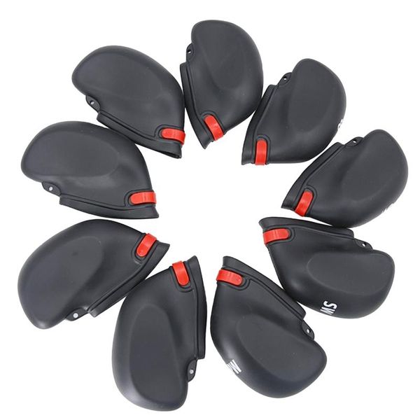 

golf training aids 9 pcs/set club head covers pvc rubber iron small and lightweight 9pcs cover
