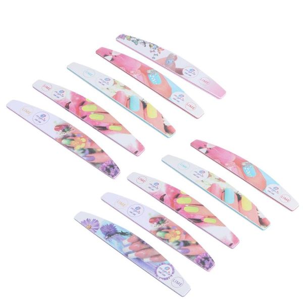 

10pcs nail trimming files manicure polishing salon supplies