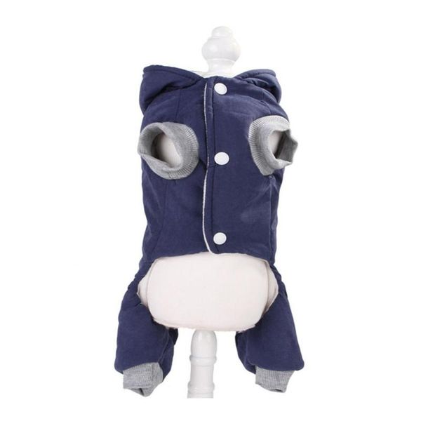 

dog apparel dogs overalls pet jumpsuit puppy cat clothing for coat thick winter soft warm hoodie clothes costume