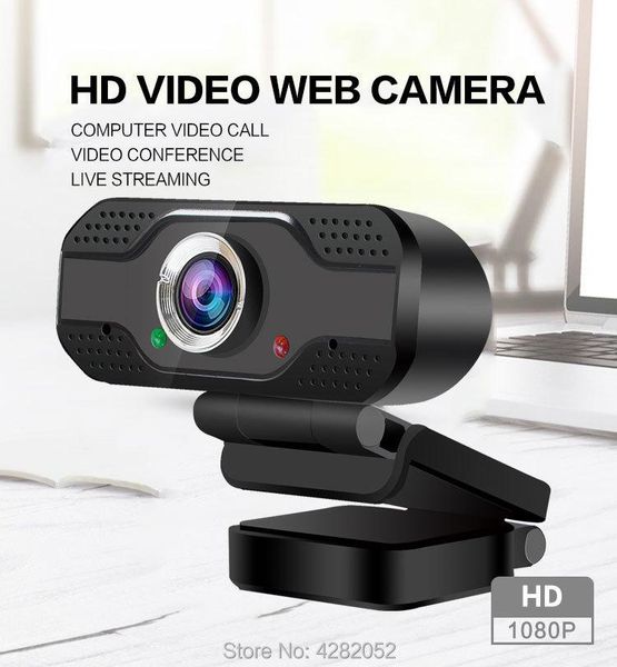 

webcam hd computer pc usb webcamera with microphone rotatable cameras for live broadcast video calling conference work ip