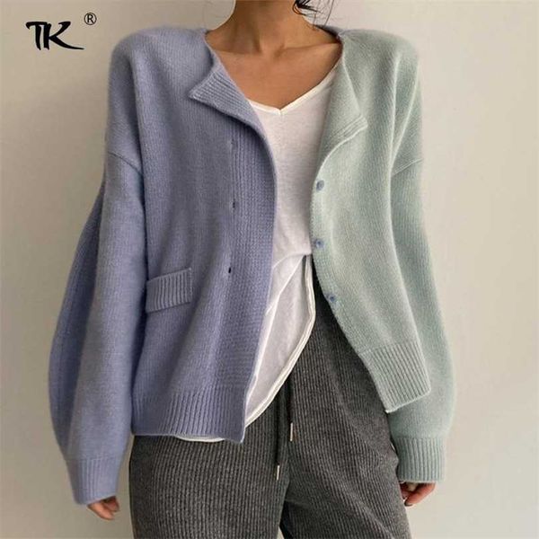 

women knitted cardigan sweater patchwork batwing sleeve sweaters single breasted autumn spring loose female casual fashion 211018, White;black