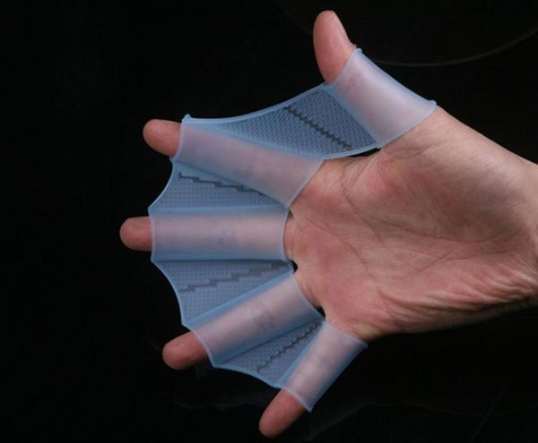 

fins & gloves silica gel silicone swimming for hands webbed palm men women swim bracelets flipper