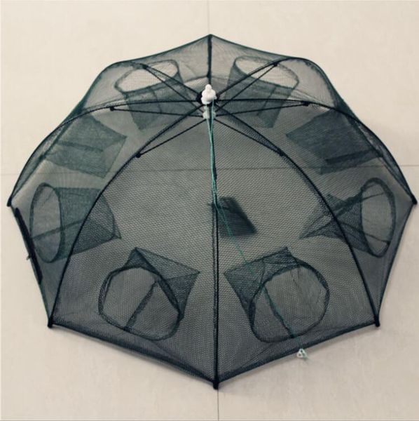 

fishing accessories 1pcs foldable crab net trap cast dip cage bait fish minnow crawfish shrimp folding saltwater freshwater pro beros