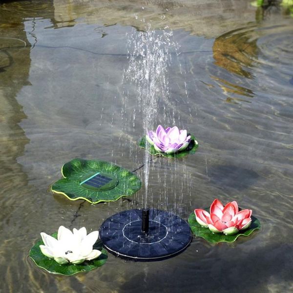 

solar power fountain water pump garden artificial outdoor energy pond decoration decorations