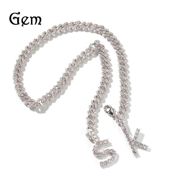 

bangle a row of zircon letters is in hip hop jewelry, Black