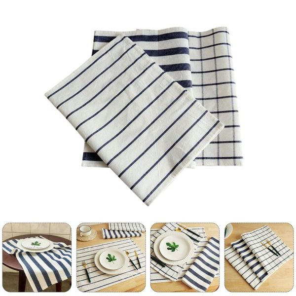 

3pcs tea towels kitchen pillow hanging (assorted color) table napkin