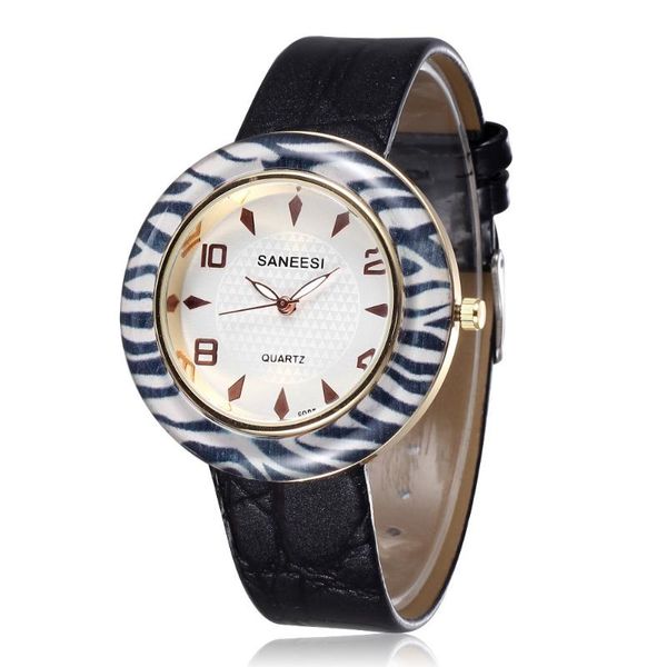 

wristwatches fashion casual women watch leather quartz ladies wristwatch wholesale, Slivery;brown