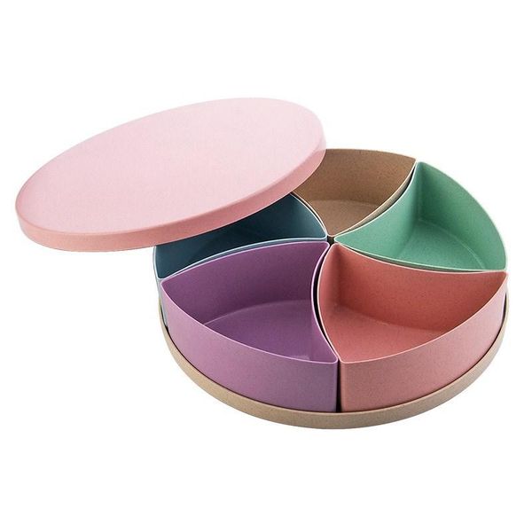

storage boxes & bins creative cover with dried fruit plate snack large candy dish melon box home living room