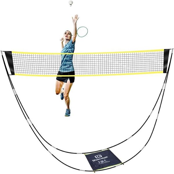 

3mx1.5m professional sport training standard badminton tennis net stand for beach garden indoor outdoor games sets